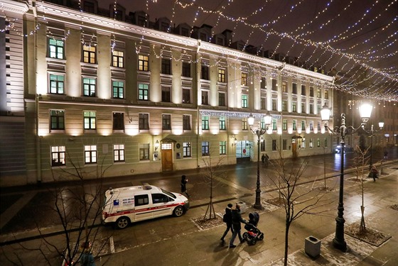 Mezinárodní lékaské centrum Sogaz v Petrohradu (6. ledna 2020)