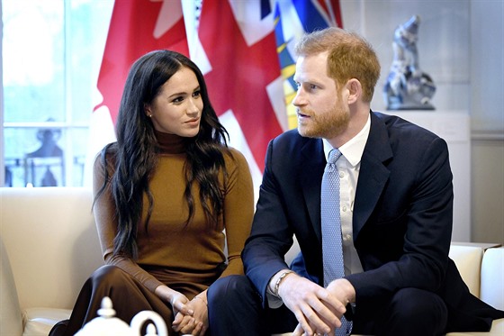 Princ Harry a vévodkyn Meghan v Londýn (7. ledna 2020)