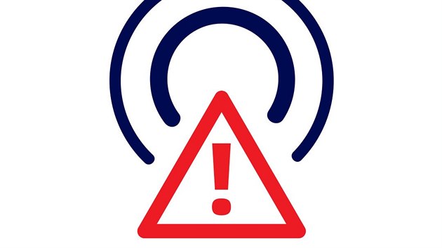Piktogram, který upozorňuje diváky na blížící se přeladění na DVB-T2 (4.... Piktogram, který upozorňuje diváky na blížící se přeladění na DVB-T2 (4....