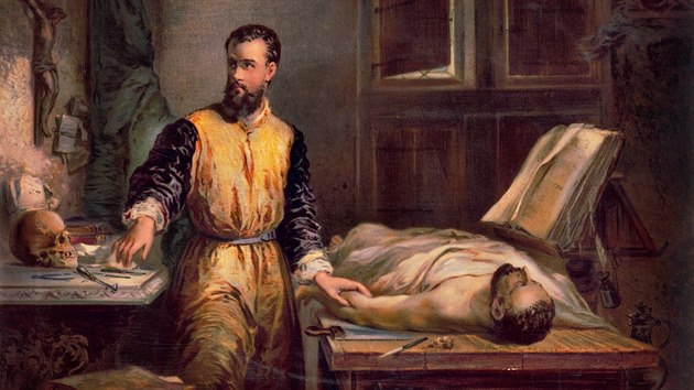 Belgick otec anatomie Andreas Vesalius pi pitv