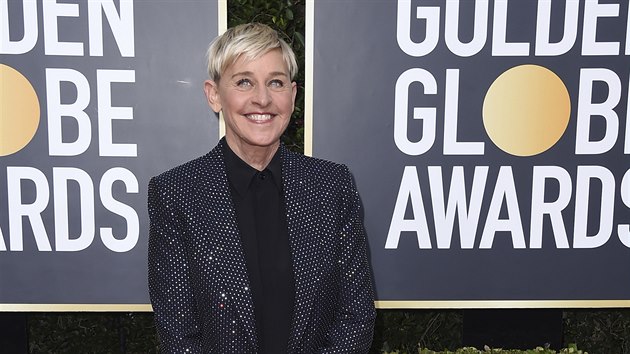 Ellen DeGeneresov na Zlatch glbech (Los Angeles, 5. ledna 2020)