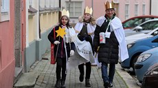 Tříkráloví koledníci se vydali na cestu po kraji. Tříkráloví koledníci se vydali na cestu po kraji.