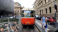 Projeďte si zrychleně tramvají číslo 2 celou Prahu Projeďte si zrychleně tramvají číslo 2 celou Prahu
