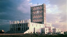 Katedrála v italském městě Taranto byla postavena v letech 1964–70 a působí... Katedrála v italském městě Taranto byla postavena v letech 1964–70 a působí...