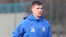 Adrián Čermák na tréninku Brna. Adrián Čermák na tréninku Brna.