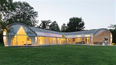 Dům, který navrhla architektka Nina Edwards Ankerová, připomíná svým tvarem... Dům, který navrhla architektka Nina Edwards Ankerová, připomíná svým tvarem...