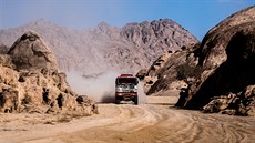 Martin Šoltys z týmu Buggyra Racing s kamionem Tatra Phoenix na trati Rallye... Martin Šoltys z týmu Buggyra Racing s kamionem Tatra Phoenix na trati Rallye...