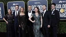 Rita Wilsonová, Tom Hanks a jeho dti Colin Hanks s manelkou Samanthou...