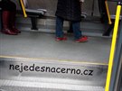 Tramvaj Vymlouvačka varuje vtipně před jízdou načerno. Tramvaj Vymlouvačka varuje vtipně před jízdou načerno.