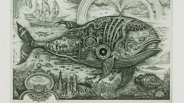 Výstava originálních grafických listů a ex libris Milana Bauera, inspirovaných slavnými romány spisovatele Julesa Verna, začala ve středu navečer v berounské městské galerii. Přístupná bude do pátku 21. února. (15. ledna 2020)