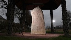 Rökský kámen se nalézá ve vesnici Rök nedaleko Linköpingu. Rökský kámen se nalézá ve vesnici Rök nedaleko Linköpingu.