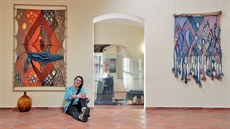 Drahomíra Němcová Jandová vystavuje své práce v Sokolově. Drahomíra Němcová Jandová vystavuje své práce v Sokolově.