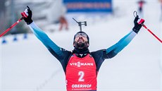 Francouz Martin Fourcade vyhrál hromadný závod mužů v Oberhofu. Francouz Martin Fourcade vyhrál hromadný závod mužů v Oberhofu.