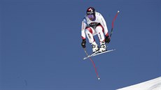 Švýcar Beat Feuz během sjezdu ve Wengenu. Švýcar Beat Feuz během sjezdu ve Wengenu.