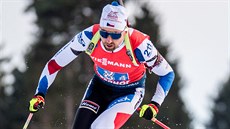 Tomáš Krupčík na trati štafetového závodu v Oberhofu Tomáš Krupčík na trati štafetového závodu v Oberhofu
