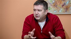 Předseda ČSSD Jan Hamáček během rozhovoru pro Lidové noviny (17. ledna 2020) Předseda ČSSD Jan Hamáček během rozhovoru pro Lidové noviny (17. ledna 2020)