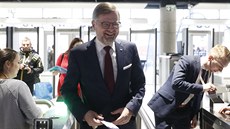 Předseda ODS Petr Fiala přichází na volební kongres v Praze. Předseda ODS Petr Fiala přichází na volební kongres v Praze.
