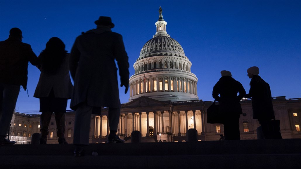 Budova Kapitolu ve Washingtonu, kde se projednává obaloba prezidenta Donalda...