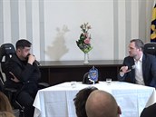 Primátor Prahy Zdeněk Hřib uspořádal veřejné povídání s Pavlem Novotným Primátor Prahy Zdeněk Hřib uspořádal veřejné povídání s Pavlem Novotným