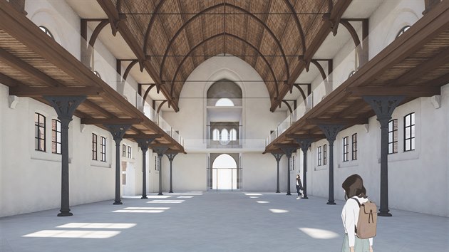 Jak by mohla v budoucnu Nová synagoga a prostor kolem ní vypadat, na to se zaměřil ve své diplomové práci místní architekt Vojtěch Marek. Počítá s přeměnou na kulturní centrum.