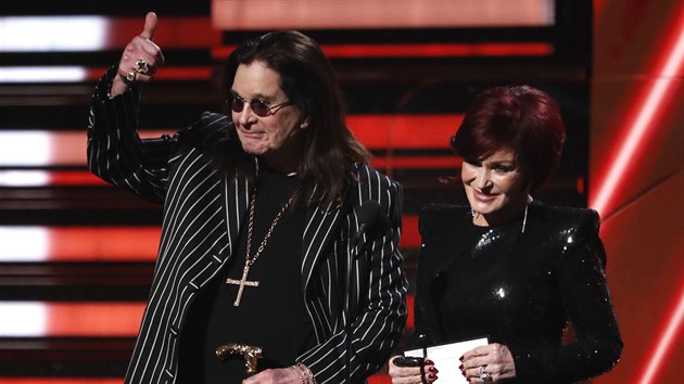Ozzy Osbourne s manelkou Sharon, kter s nm proila u leccos