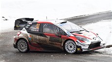 Elfyn Evans v Rallye Monte Carlo. Elfyn Evans v Rallye Monte Carlo.