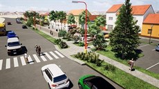 Plánovaná nová podoba Hradišťské ulice ve Starém Městě. Plánovaná nová podoba Hradišťské ulice ve Starém Městě.
