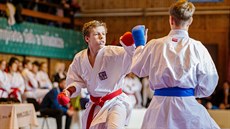Momentka z karate na Olympiádě dětí a mládeže Momentka z karate na Olympiádě dětí a mládeže