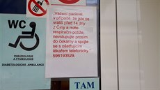 Varování před koronavirem v Městské nemocnici Ostrava. Varování před koronavirem v Městské nemocnici Ostrava.
