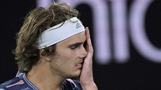 Alexander Zverev v semifinále Australian Open. Alexander Zverev v semifinále Australian Open.