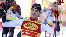 Norský sdruženář Jarl Magnus Riiber se raduje z vítězství v Seefeldu. Norský sdruženář Jarl Magnus Riiber se raduje z vítězství v Seefeldu.