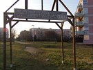 Brána Božího milosrdenství na místě, kde má stát nový kostel a Centrum Božího milosrdenství. Brána Božího milosrdenství na místě, kde má stát nový kostel a Centrum Božího milosrdenství.