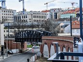 Rekonstrukce Negrelliho viaduktu (7. února 2020) Rekonstrukce Negrelliho viaduktu (7. února 2020)