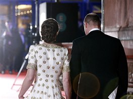 Vévodkyn Kate a princ William na udílení cen BAFTA (Londýn, 2. února 2020)