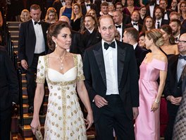 Vévodkyn Kate a princ William na cenách BAFTA (Londýn, 2. února 2020)