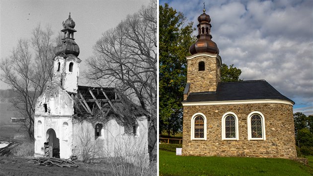 Kaple Panny Marie Bolestn byla soust obce od 18. stolet. Po vlce ji stt nechal padnout. Nov je z roku 2017.  