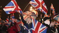 Britové v ulicích slavili vystoupení z Evropské unie. (31. ledna 2020) Britové v ulicích slavili vystoupení z Evropské unie. (31. ledna 2020)