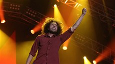 Zack de la Rocha ze skupiny Rage Against The Machine Zack de la Rocha ze skupiny Rage Against The Machine