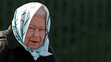 Britská královna Albta II. (Norfolk, 5. února 2020)