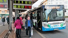 Trnice, uzlové autobusové nádraí karlovarské mstské hromadné dopravy.