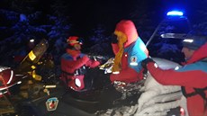 Tři týmy Horské služby Jeseníky hledaly ztraceného polského skialpinistu (15.... Tři týmy Horské služby Jeseníky hledaly ztraceného polského skialpinistu (15....