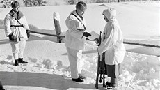 Finský odstřelovač Simo Häyhä Finský odstřelovač Simo Häyhä