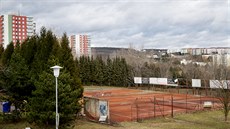Areál tenisových kurt na brnnských Vinohradech, kde se plánuje budoucí...
