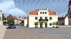 Vizualizace budoucího domu pro seniory U svaté Anny. Vizualizace budoucího domu pro seniory U svaté Anny.