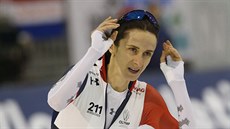 Martina Sáblíková v cíli tříkilometrové trati na mistrovství světa v Salt Lake... Martina Sáblíková v cíli tříkilometrové trati na mistrovství světa v Salt Lake...