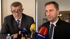 Andrej Babiš a David Ondráčka Andrej Babiš a David Ondráčka