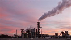 Pohled na exhalace z továrny Kornospan v Jihlavě (15. 2. 2020) Pohled na exhalace z továrny Kornospan v Jihlavě (15. 2. 2020)