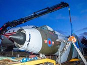 Air Park ve Zruči má nový přírůstek - britskou nadzvukovou stíhačku English... Air Park ve Zruči má nový přírůstek - britskou nadzvukovou stíhačku English...
