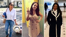 Žena se obléká podle Meghan Markle Žena se obléká podle Meghan Markle