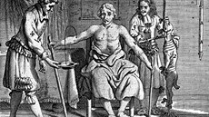 Pokusy s krevní transfuzí od psa lovku z roku 1692